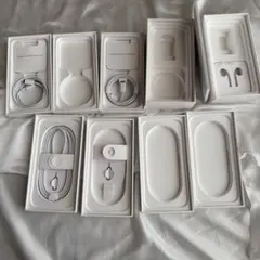空箱　Apple アクセサリーとiPhoneパッケージセット