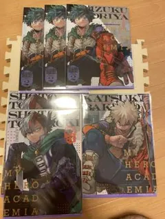 僕のヒーローアカデミア 最強ガシャステーション特製　クリアファイル6枚(コンプ)