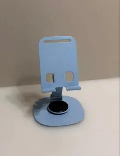 360°回転 スマホスタンド メタル製 ブルーのサムネイル