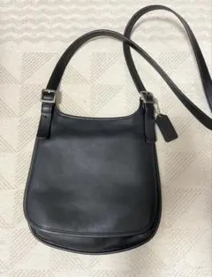 【良品】オールドコーチ ワンショルダーバッグ 90's レザー ブラック 肩掛け COACH オールドコーチ ワンショルダーバッグ 9219 肩掛け レザー