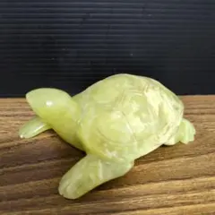亀の置物 天然石 オブジェ