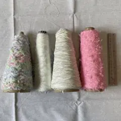 ファンシーヤーン 編み物