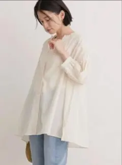 き*ょ様 AMERICAN HOLIC ドビースキッパー袖ボリュームブラウス L