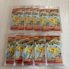 【新品未開封】ポケモンカードマクドナルドピカチュウ プロモ10パックローダー付