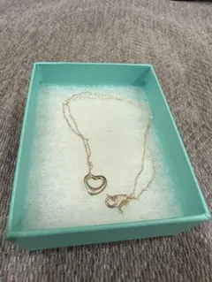 新品未使用Tiffany & Co. オープンハート　ペンダント　11ミリ