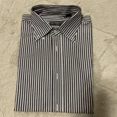 美品 CORNELIANI 長袖 ストライプ柄シャツ メンズ Lサイズのサムネイル