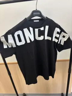 極美品〕モンクレール ロゴプリント S ブラック Tシャツ 5S150 - メルカリ