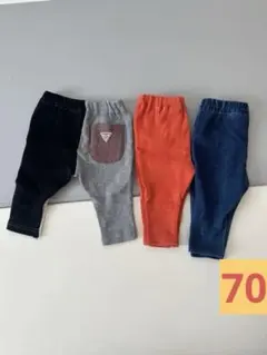 BREEZE daisukiパンツ 10分丈 3本セット 70