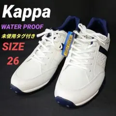 ✨️未使用✨️ Kappa　カッパ　ゴルフシューズ　メンズ　白　ロゴ　26cmのサムネイル