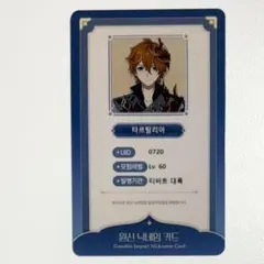 原神 韓国　限定 PC キャラチケット タルタリヤ 原神 韓国 限定 PC キャラチケット タルタリヤ Amazon.co.jp: 原