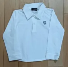 COMME CA ISM ポロシャツ ホワイト 100A