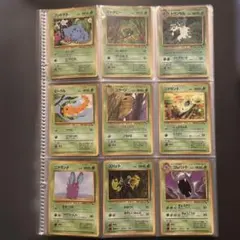 ポケモンカード旧裏　第一弾　ポケモンのみセミコンプリート　64枚セット ポケモンカード初代第一弾拡張パック未開封旧裏
