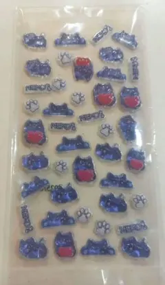 値下げ NEKO ぷくぷくキャンディーシール ボンボンドロップシール ねこ