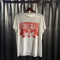 00s NO FUTURE PUNK! Tシャツ ホワイト y2kのサムネイル