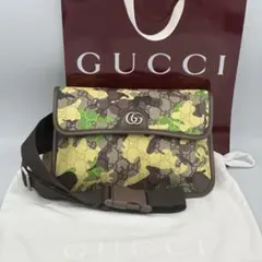 GUCCI グッチ 752597 GGスプリーム カモフラージュ ボディバッグ