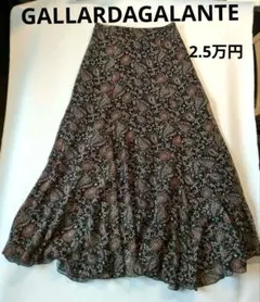GALLARDAGALANTE ガリャルダガランテ ペイズリーロングスカート