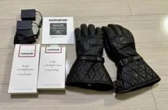 KOMINE 電熱グローブ　XL バッテリーセット×2付き