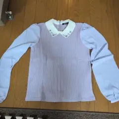 INGNI ラベンダー パフスリーブシャツ M