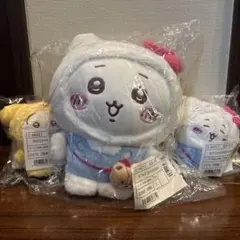 ちいかわ　サンリオキャラクターズ　ぬいぐるみ 3点セットのサムネイル