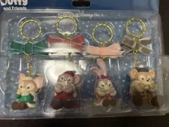 ダッフィー　シェリーメイ　ステラルー　リーナベル　キーホルダーセット 4個