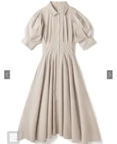 GRL グレイル　バックレースアップタックシャツワンピース[al113]