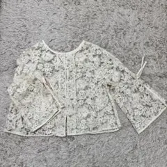 cepo リボン付き総レースブラウス ２ＷＡＹ