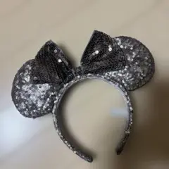 ディズニーリゾート　ミニーマウススパンコールカチューシャ