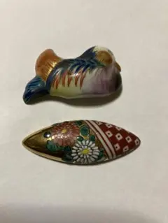 帯留め 陶器　焼きもの