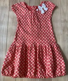 センスオブワンダー ドット柄 ワンピース 極美品 120cm