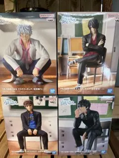 銀魂 3年Z組銀八先生 デスクフィギュア 4点セット 未開封 プライズ
