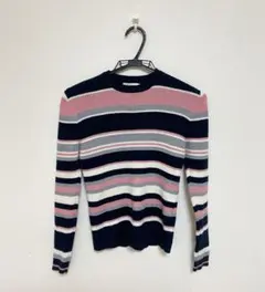 ニットラメボーダー