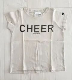 ⭐︎【美品】quoti use fith CHEERロゴ　ベージュ Tシャツ⭐︎のサムネイル