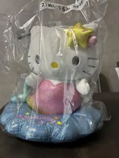 ハローキティ 人魚 ぬいぐるみ くじ　サンリオ当たりくじのサムネイル