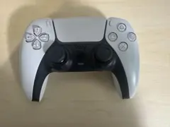PS5 純正コントローラー DualSense ホワイト 左ドリフト有、修理歴無