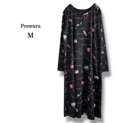 美品【PREMURA】ルームウェアワンピース　ワコール　リラックス　ゆったり　Mのサムネイル