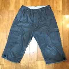 メンズ【美品 OUTDOOR】L カーキ ショートパンツ ジップフライ 紐付きのサムネイル