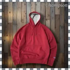 Championチャンピオン 刺繍ワンポイントプルオーバーパーカー フーディM