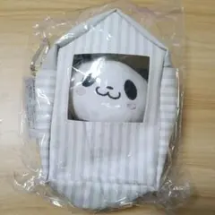 お買いものパンダ ストライプポーチ