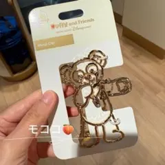 香港ディズニー　バンスクリップ　髪飾り　ヘアクリップ　シェリーメイ