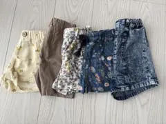 ハーフパンツ　5点セット　90センチ