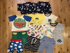 80〜90cm 男の子　まとめ売り　水着甚平　mou jon jon他のサムネイル