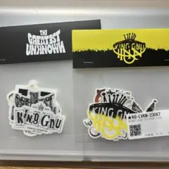 【レア】King Gnu ステッカー3種　未使用 ☆新品・未使用☆King Gnu/キングヌー/非売品ステッカー2種類