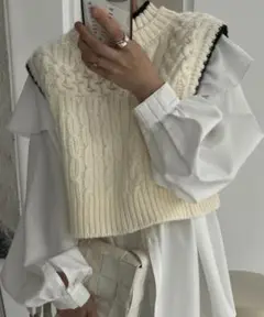 【WILLFULLY】2wayニットベスト