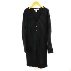 VINTAGE メキシコ製 CRYSTAL KOBE リブ ニット カーディガン