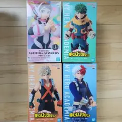 【新品未開封】ヒロアカ 僕のヒーローアカデミア 最新プライズ4体セット
