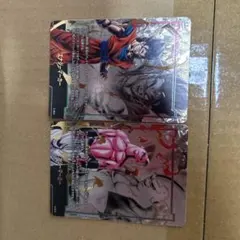 フュージョンワールド 魔人ブウ　孫悟飯　エナジーマーカー　2枚セット　パラレル