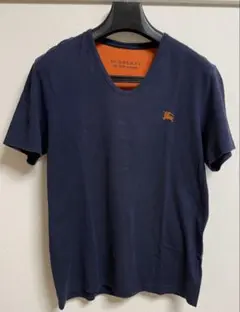 Burberry ネイビー Vネック Tシャツ サイズ3のサムネイル