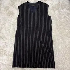 ドゥロワー ストライプ柄 半袖 ミニワンピース 2 ブラック系 Drawer 日本製 レディース 2026年最新】Drawer ワンピースの人気アイテム - メルカリ