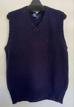 Polo by Ralph Lauren ネイビー Vネックベスト