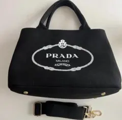 【新品】PRADA ブラック ショルダーバッグ　ノベルティ